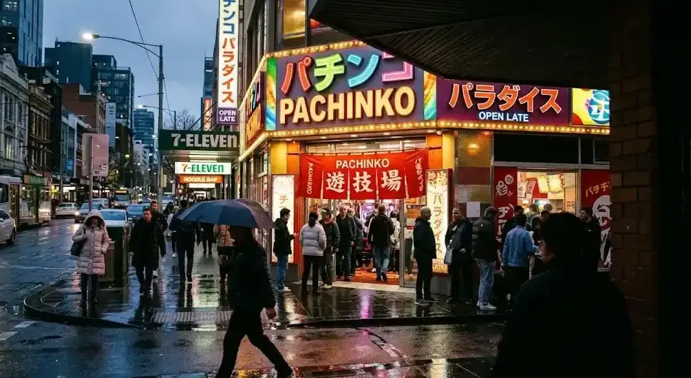 Vintage pachinko machine from the 1960s