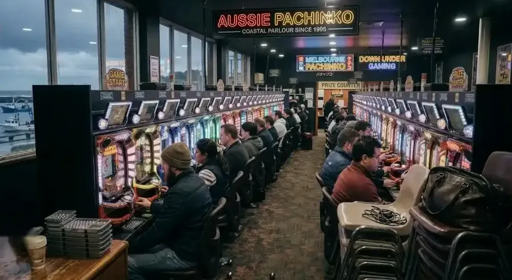 Reserved pachinko machine with name card on seat